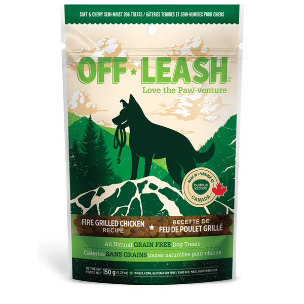 Off-Leash Soft & Chewy Grilled Chicken Dog Treats 5.29-oz