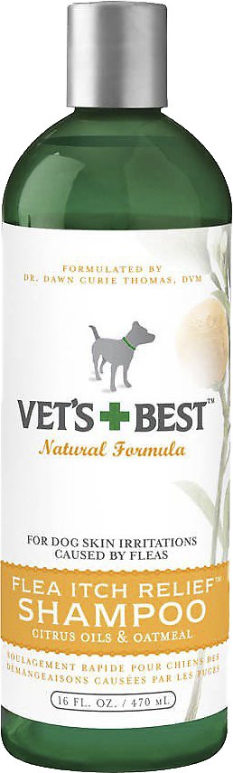 Vet's Best Flea Itch Relief Shampoo for Dogs, 16-oz bottle