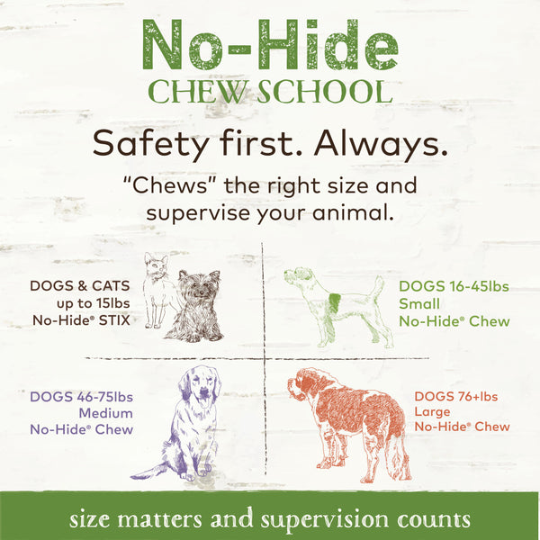 Earth Animal No-Hide Pork Stix Chew Dog Treat
