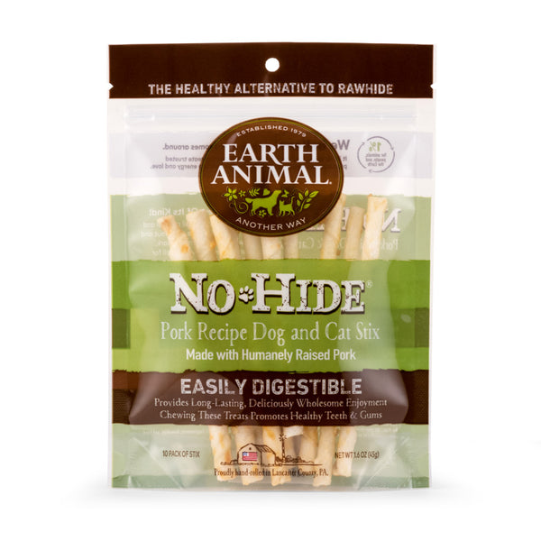 Earth Animal No-Hide Pork Stix Chew Dog Treat