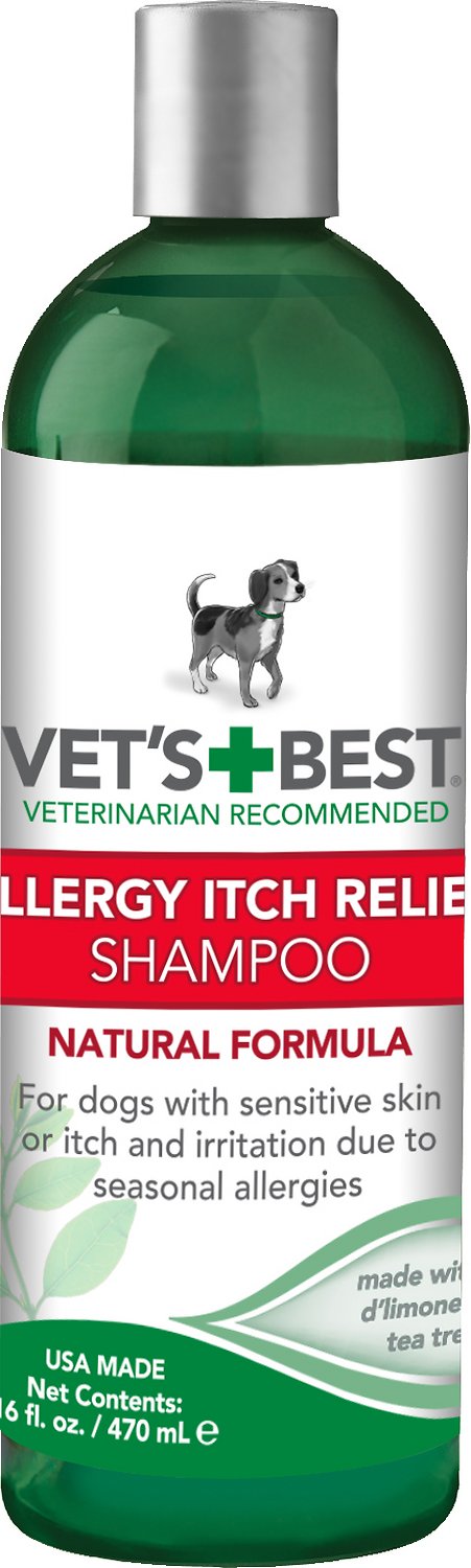 Vet's Best Allergy Itch Relief Shampoo for Dogs, 16-oz bottle