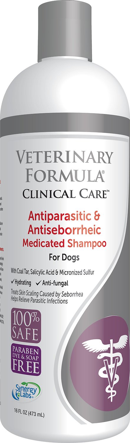 SynergyLabs Veterinary Formula Clinical Care Antiparasitic & Antiseborrheic Shampoo