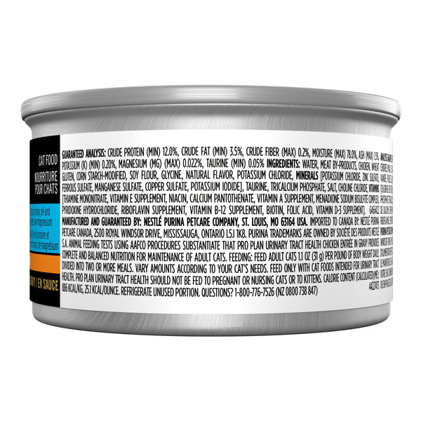 Purina Pro Plan Focus Formule santé urinaire adulte au poulet en sauce pâtée pour chats