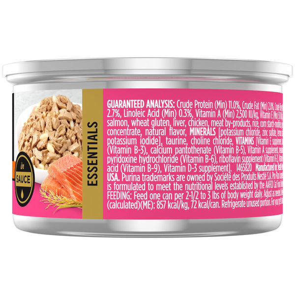 Purina Pro Plan Savor Entrée Saumon & Riz Adulte en Sauce Nourriture en conserve pour chats