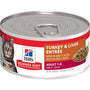 Hill's Science Diet Adult Turkey & Liver Entree Wet Cat Food Can