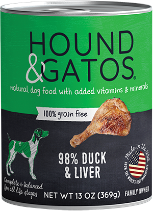 Hound & Gatos Duck Formula Grain-Free Canned Dog Food