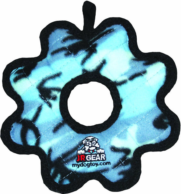 Tuffy Junior Gear Anneau Jouet pour chien, Bleu camouflage