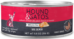 Hound & Gatos Formule Saumon Sans céréales Aliment en conserve pour chats