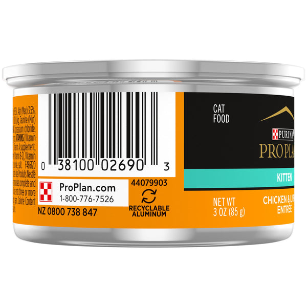 Purina Pro Plan Focus Kitten Classique Entrée Poulet & Foie Nourriture en boîte pour chatons