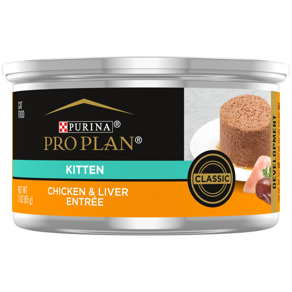 Purina Pro Plan Focus Kitten Classique Entrée Poulet & Foie Nourriture en boîte pour chatons