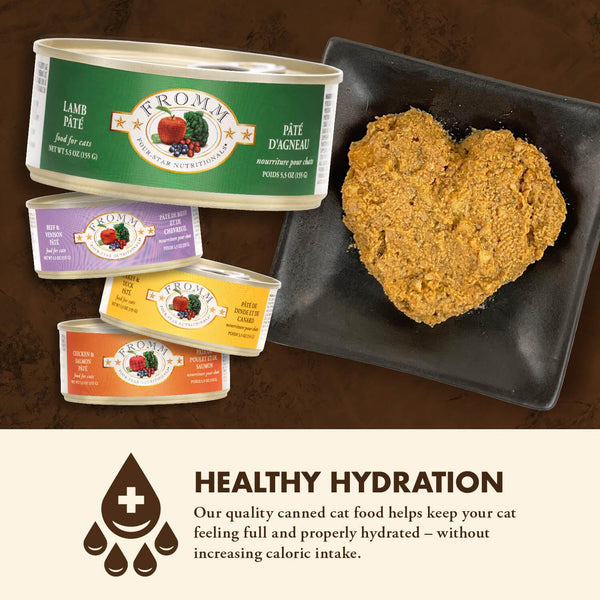 Fromm Four-Star Nutritionals Lamb Pate Wet Cat Food Can