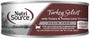NutriSource Grain Free Turkey & Turkey Liver Select Canned Cat Food