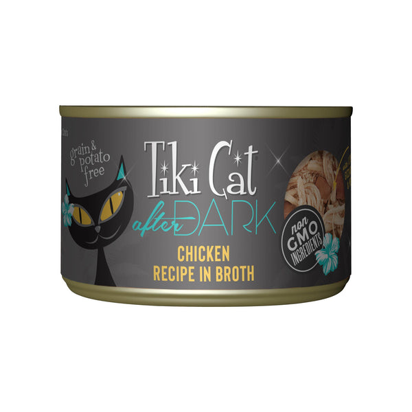 Recette de poulet Tiki Cat After Dark dans un bouillon
