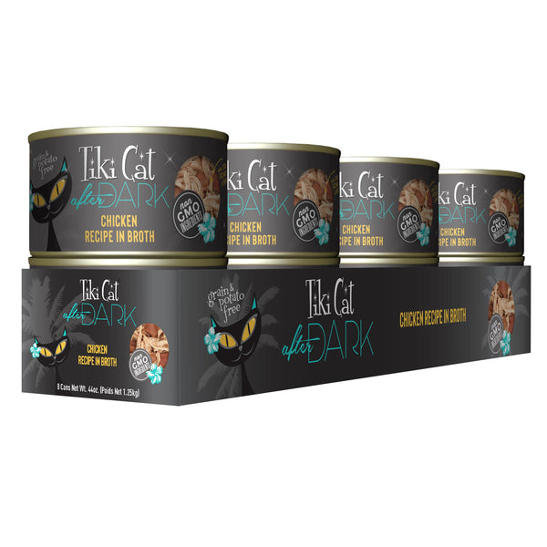 Recette de poulet Tiki Cat After Dark dans un bouillon