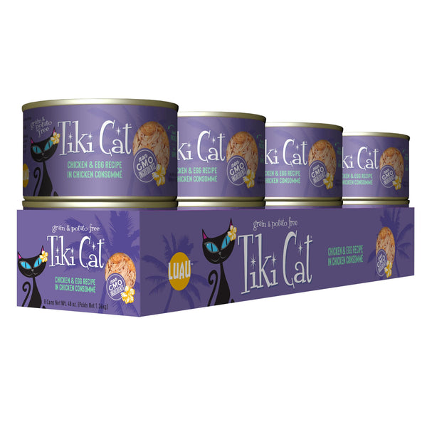 Tiki Cat Koolina Luau poulet & Egg recette in poulet Consomme Nourriture humide pour chats