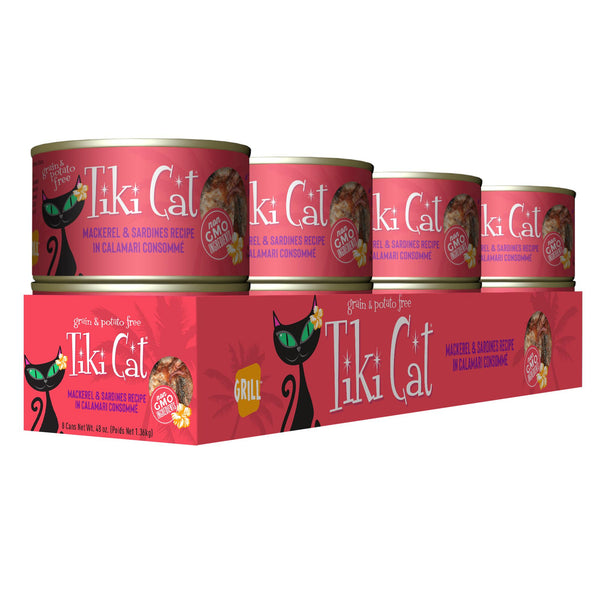 Recette Tiki Cat Grill Maquereau & Sardines en Consommé de Calmars