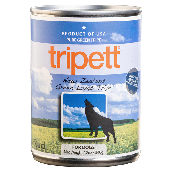 PetKind Tripett New Zealand Green Lamb Tripe Grain-Free Wet Dog Food Can