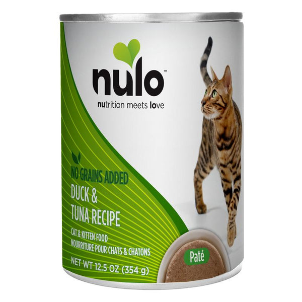 Nulo Cat Freestyle Pate Duck & Tuna Recipe Grain-Free Wet Cat Food Can