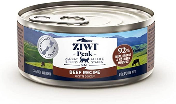 ZIWI Peak Beef Recipe Wet Cat Food Can
