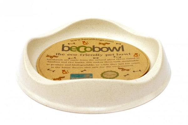 Beco Cat Bowl, Natural, 6.6-in