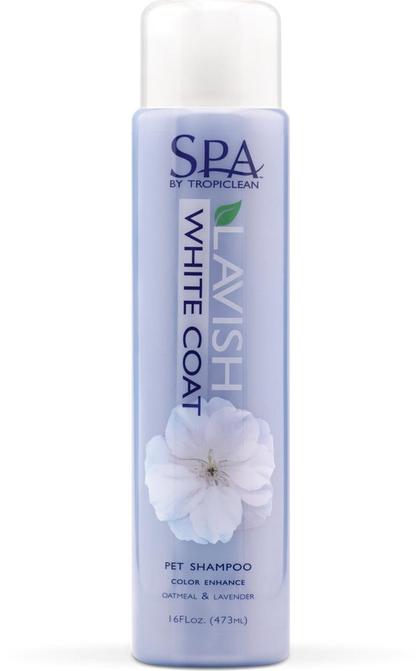 SPA by Tropiclean Lavish White Coat Shampoo for Pets, 16-oz