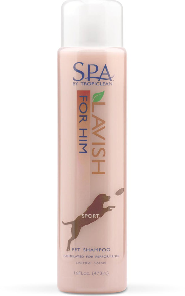 SPA by Tropiclean Lavish For Him Shampoo for Pets, 16-oz