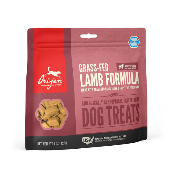 ORIJEN Grass-Fed Lamb Grain-Free Freeze-Dried Dog Treats