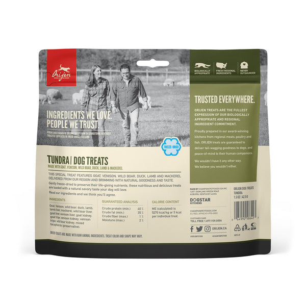 ORIJEN Tundra Grain-Free Freeze-Dried Dog Treats