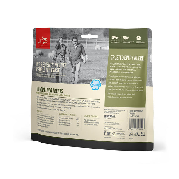 ORIJEN Tundra Grain-Free Freeze-Dried Dog Treats