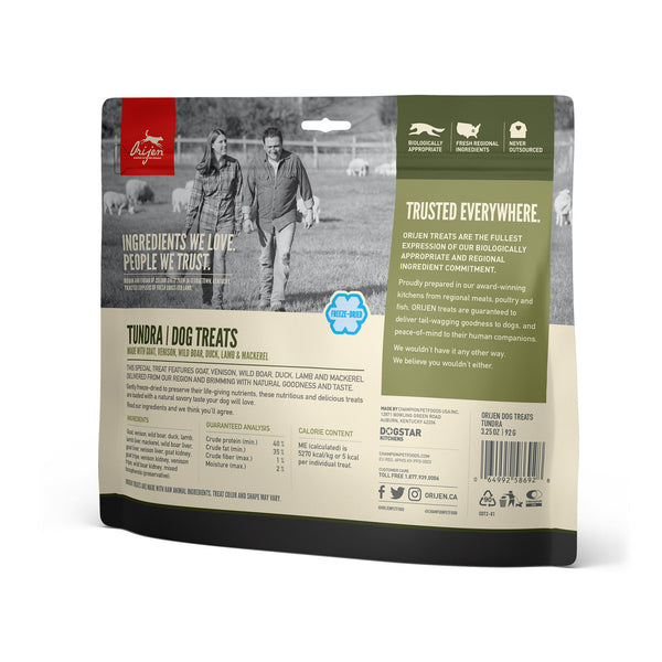 ORIJEN Tundra Grain-Free Freeze-Dried Dog Treats