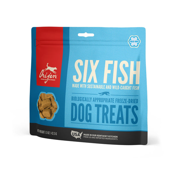 ORIJEN Six Fish Grain-Free Freeze-Dried Dog Treats