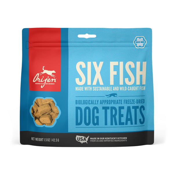 ORIJEN Six Fish Grain-Free Freeze-Dried Dog Treats