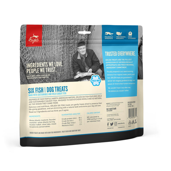 ORIJEN Six Fish Grain-Free Freeze-Dried Dog Treats