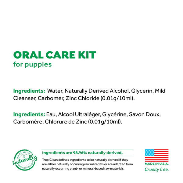 Tropiclean Fresh Breath Oral Care Kit for Puppies, 2-oz