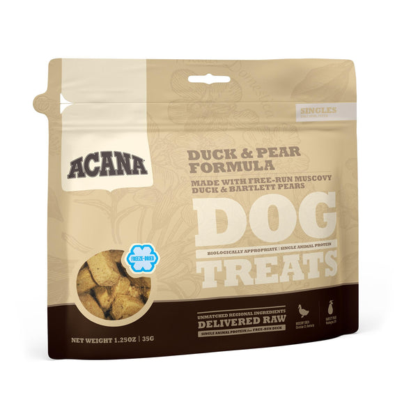 ACANA Singles Duck & Pear Grain-Free Freeze-Dried Dog Treats
