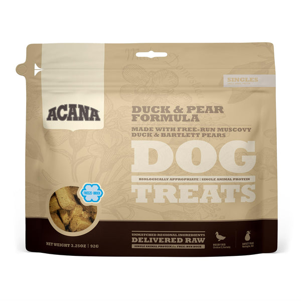 ACANA Singles Duck & Pear Grain-Free Freeze-Dried Dog Treats