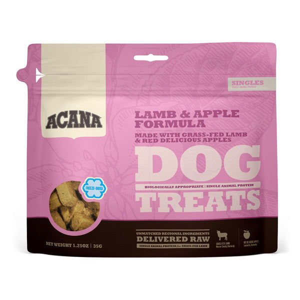 ACANA Singles Lamb & Apple Grain-Free Freeze-Dried Dog Treats