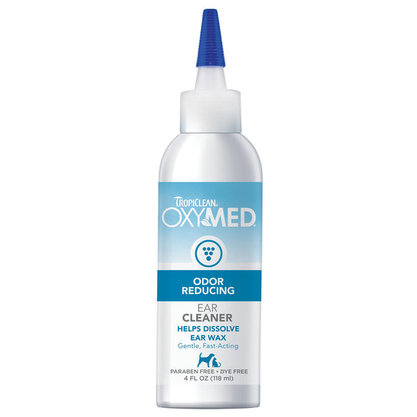 Tropiclean OxyMed Odor Reducing Ear Cleaner for Pets, 4-oz