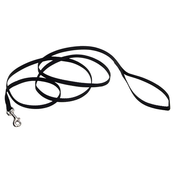 Coastal Single-Ply Dog Leash, Black