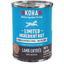 KOHA Limited Ingredient Diet Lamb Entree Wet Dog Food Can, 13-oz