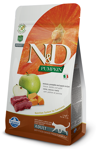 Farmina N&D Pumpkin Venison & Apple Dry Cat Food