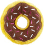 ZippyPaws Donutz Jouet en peluche couineur sans rembourrage pour chien, Chocolat