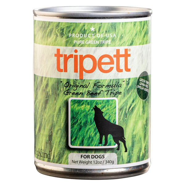 PetKind Tripett Original Formula Green Beef Tripe Grain-Free Wet Dog Food Can
