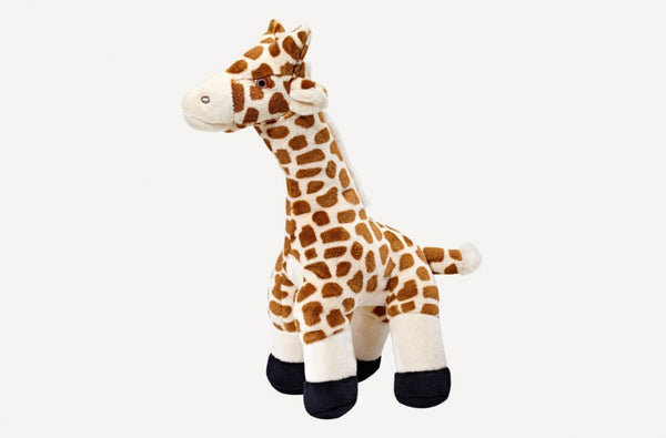Fluff & Tuff Nelly Giraffe Dog Toy, 13-in
