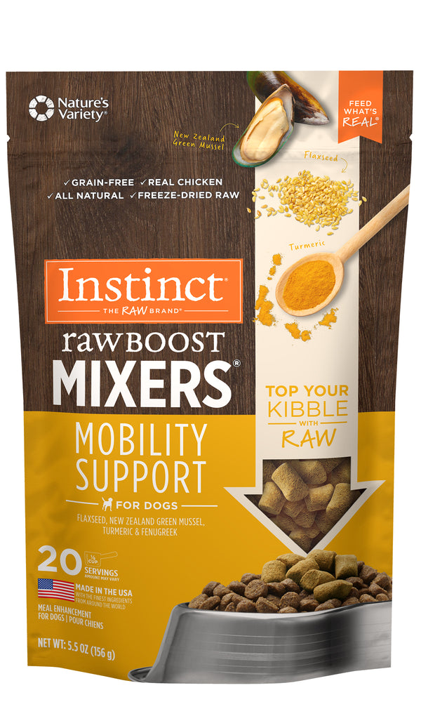 Instinct Raw Boost Mixers Mobility Support Freeze-Dried Dog Food Topper