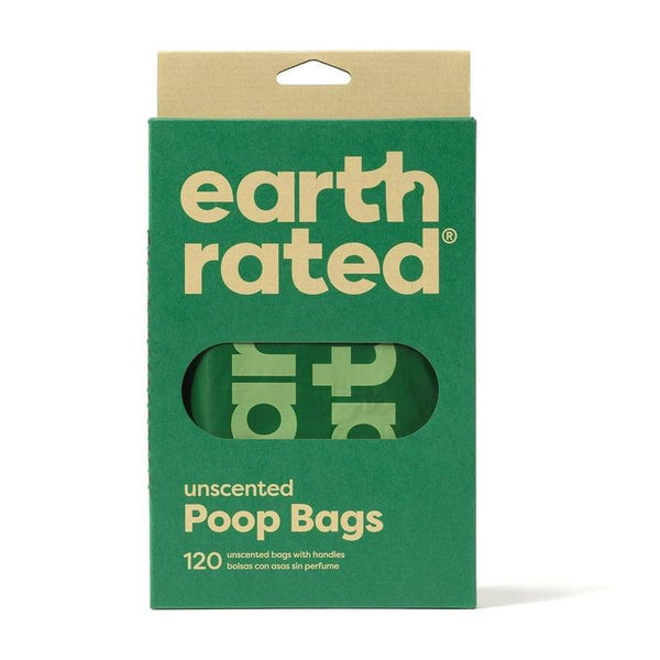 Earth Rated Poop Bags Easy-Tie Handle Bags, Unscented