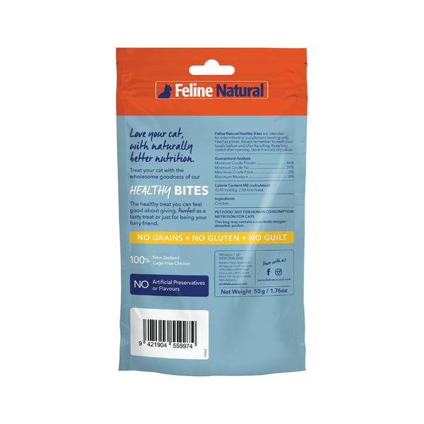 Feline Natural Healthy Bites Poulet déshydraté 1.76 oz