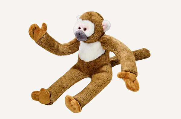 Fluff & Tuff Albert Monkey Dog Toy, Large