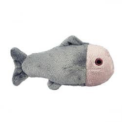 Fluff & Tuff Guppy Fish Squeakerless Dog Toy, X-Small