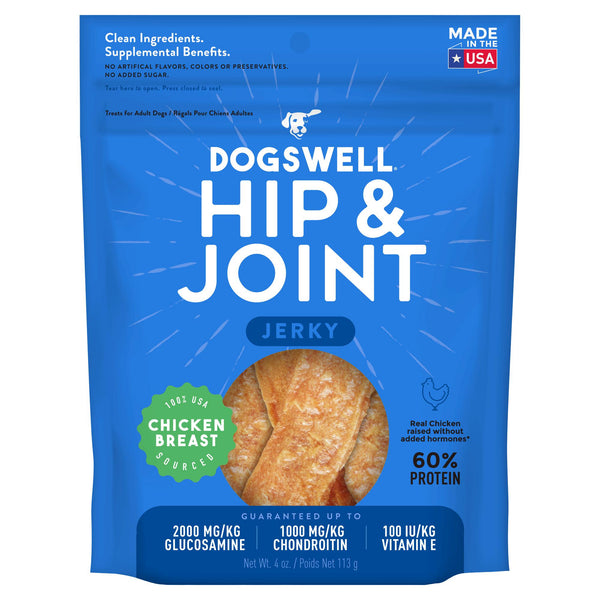 Dogswell Jerky Grain-Free Hip & Joint Chicken Treat